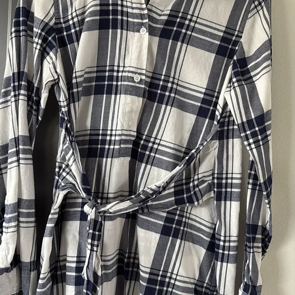J. Crew Plaid Shirt Dress - Picture 2 of 5